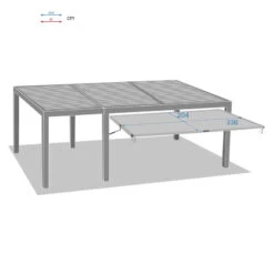Auvent Grand Modèle Pour Tonnelle Majaé Hespéride -NAHAN Jardin Magasin auvent grand modele pour tonnelle majae hesperide 1 2