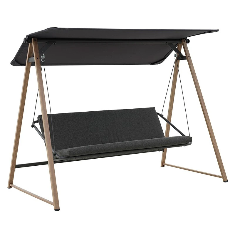 Balancelle 3 Places Soly Honey/charbon Hespéride 2 Balancelle 3 Places Soly Honey/charbon Hespéride – Image 2