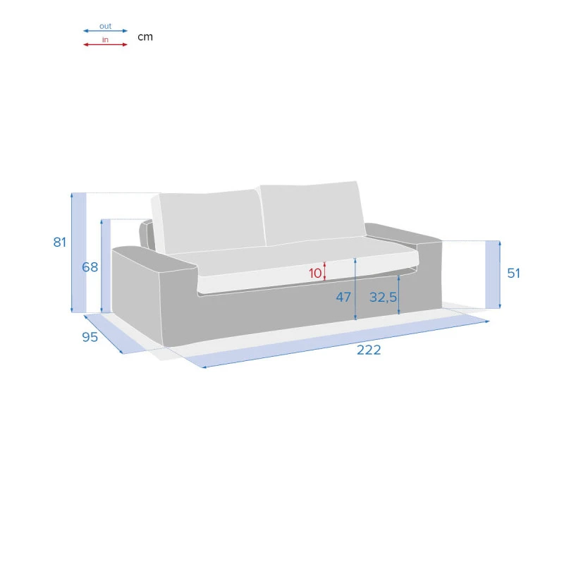 Canapé De Salon De Jardin Savinia Coloris Tahini Hespéride 4 Canapé De Salon De Jardin Savinia Coloris Tahini Hespéride – Image 4