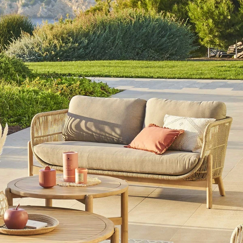 Canapé Extérieur 2 Places Deona Acacia Hespéride 1 Canapé Extérieur 2 Places Deona Acacia Hespéride