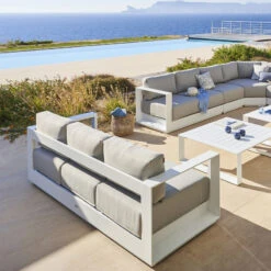 NAHAN Jardin Magasin -NAHAN Jardin Magasin canape exterieur 3 places allure blanc hesperide 1