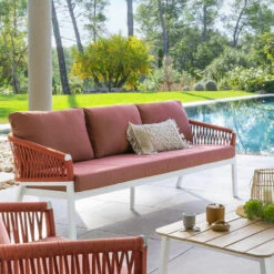 NAHAN Jardin Magasin -NAHAN Jardin Magasin canape exterieur 3 places oriengo brique hesperide 1