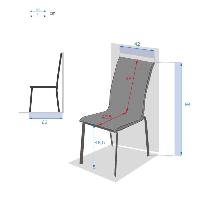 Chaise Empilable Axant Wengé Et Praline Hespéride 3 Chaise Empilable Axant Wengé Et Praline Hespéride – Image 3