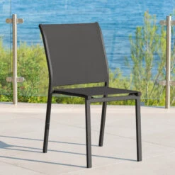 NAHAN Jardin Magasin -NAHAN Jardin Magasin chaise exterieur essentia graphite anthracite hesperide 1