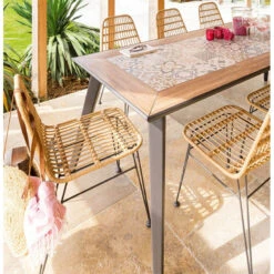 Chaise Extérieure Lambada Sésame & Graphite Hespéride 6 Chaise Extérieure Lambada Sésame & Graphite Hespéride -NAHAN Jardin Magasin chaise exterieure lambada sesame graphite hesperide 2