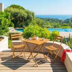 Chaise Métal Pliante Greensboro Ocre Hespéride -NAHAN Jardin Magasin chaise metal pliante greensboro ocre hesperide 3