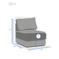 Chauffeuse 1 Place Pour Salon Allure Blanc Hespéride -NAHAN Jardin Magasin chauffeuse 1 place pour salon allure blanc hesperide 3