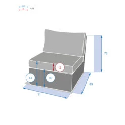 Chauffeuse Extérieur Moorea Hespéride Terre D'ombre 5 Chauffeuse Extérieur Moorea Hespéride Terre D'ombre -NAHAN Jardin Magasin chauffeuse exterieur moorea hesperide terre ombre 2
