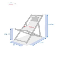 Chilienne En Bois Mahini Carbone Hespéride -NAHAN Jardin Magasin chilienne en bois mahini carbone hesperide 3