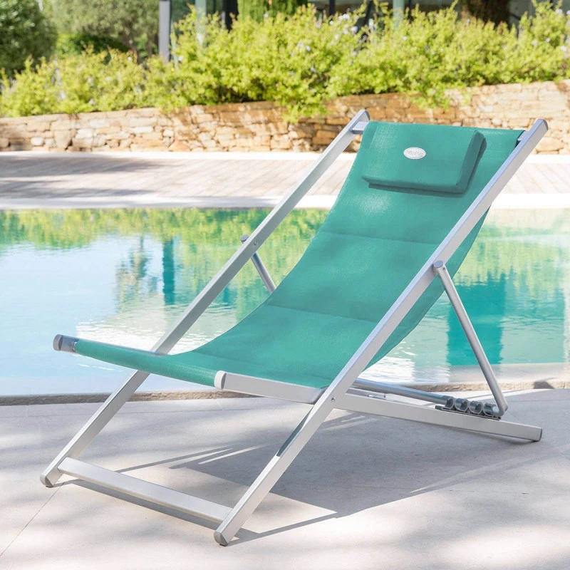 Chilienne Inclinable Honolulu Vert émeraude Hespéride 1 Chilienne Inclinable Honolulu Vert émeraude Hespéride