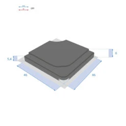 Dalle Pour Parasol 25 Kg Béton Stacio Noir Hespéride 5 Dalle Pour Parasol 25 Kg Béton Stacio Noir Hespéride -NAHAN Jardin Magasin dalle parasol 25 kg beton stacio noir hesperide 2