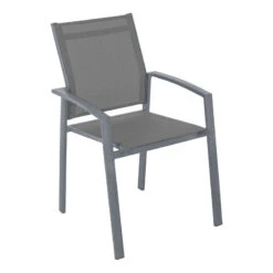 Fauteuil Axiome Hespéride Gris Silex Quartz
