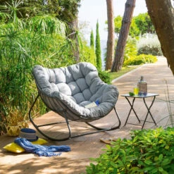 Fauteuil Bascule Extérieur Paopao Hespéride -NAHAN Jardin Magasin fauteuil bascule exterieur paopao hesperide 2