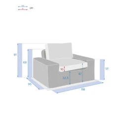Fauteuil De Salon De Jardin Savinia Coloris Tahini Hespéride -NAHAN Jardin Magasin fauteuil de salon de jardin savinia coloris tahini hesperide 1 3