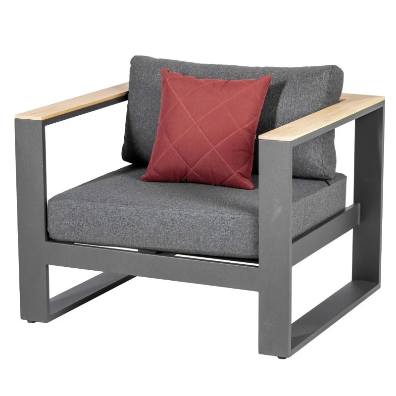 Fauteuil De Salon Emperia Graphite Hespéride 1 Fauteuil De Salon Emperia Graphite Hespéride