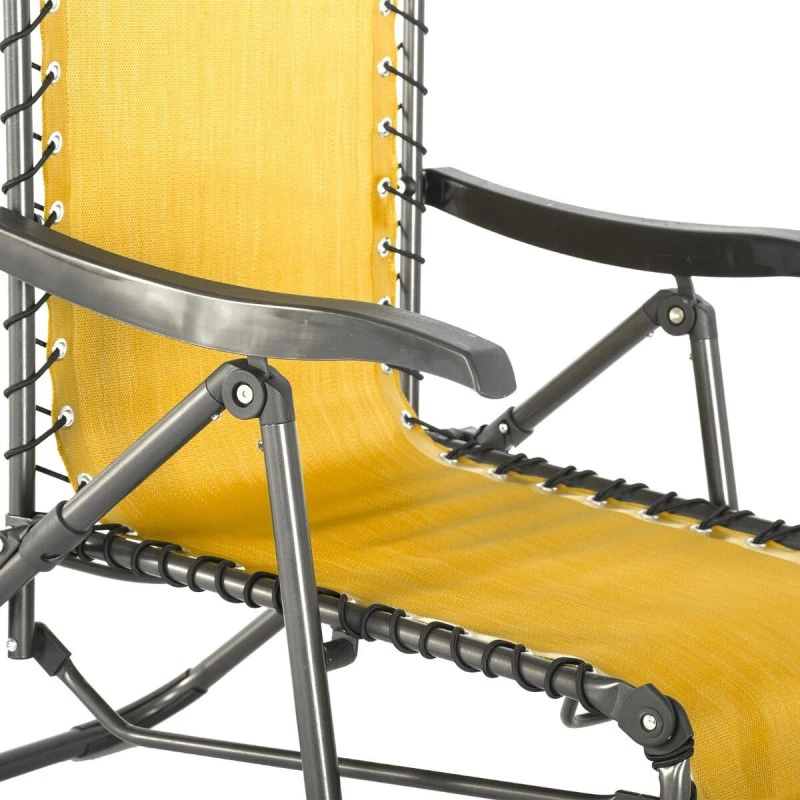 Fauteuil Détente D'extérieur Hespéride Silos Jaune Moutarde 4 Fauteuil Détente D'extérieur Hespéride Silos Jaune Moutarde – Image 4