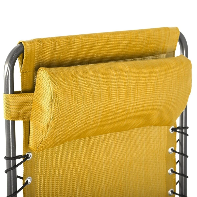 Fauteuil Détente D'extérieur Hespéride Silos Jaune Moutarde 5 Fauteuil Détente D'extérieur Hespéride Silos Jaune Moutarde – Image 5