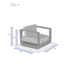 Fauteuil Extérieur 1 Place Allure Hespéride 8 Fauteuil Extérieur 1 Place Allure Hespéride -NAHAN Jardin Magasin fauteuil exterieur 1 place allure hesperide 2