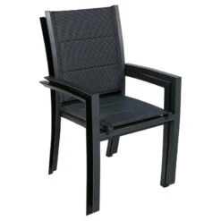 Fauteuil Extérieur Allure Poivre Graphite Hespéride -NAHAN Jardin Magasin fauteuil exterieur allure poivre graphite hesperide 2