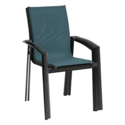 Fauteuil Extérieur Axant Bleu Canard/graphite Hespéride -NAHAN Jardin Magasin fauteuil exterieur axant bleu canard graphite hesperide 2