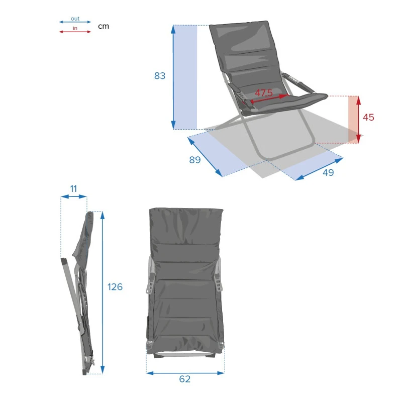 Fauteuil Relax Milos Jaune Moutarde Hespéride 4 Fauteuil Relax Milos Jaune Moutarde Hespéride – Image 4