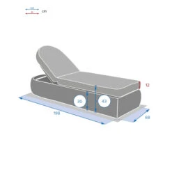Lit Piscine Moorea Terre Ombre Hespéride 15 Lit Piscine Moorea Terre Ombre Hespéride -NAHAN Jardin Magasin lit piscine moorea terre ombre hesperide 7
