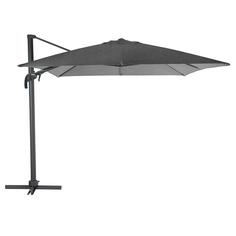 Parasol Décentré Eléa Inclinable Carré Oléfine Anthracite Hespéride 2 Parasol Décentré Eléa Inclinable Carré Oléfine Anthracite Hespéride – Image 2