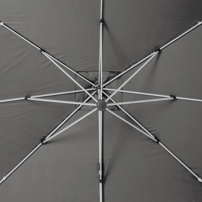 Parasol Déporté Carré Equador Ardoise Hespéride 5 Parasol Déporté Carré Equador Ardoise Hespéride – Image 5