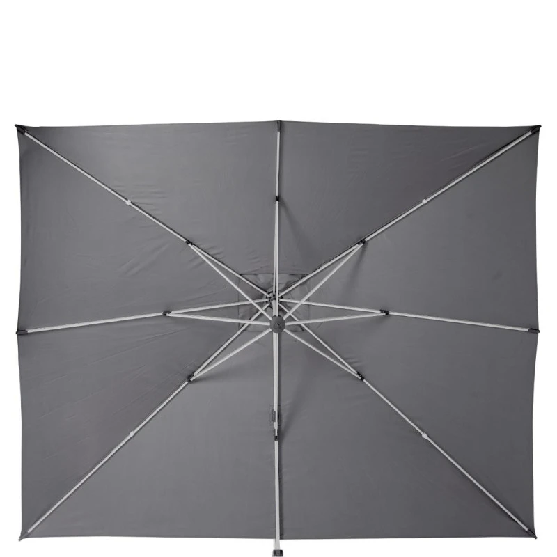 Parasol Déporté Rectangulaire Equador Ardoise Hespéride 4 Parasol Déporté Rectangulaire Equador Ardoise Hespéride – Image 4
