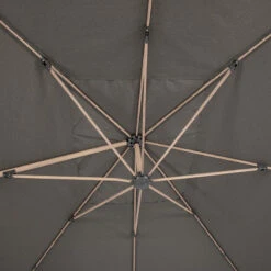 Parasol Déporté Rectangulaire Soly Honey Et Charbon Hespéride -NAHAN Jardin Magasin parasol deporte rectangulaire soly honey et charbon hesperide 3