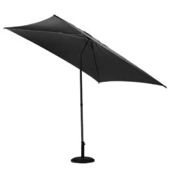 Parasol Droit Carré 2,5x2,5m Soya Ardoise Hespéride -NAHAN Jardin Magasin parasol droit carre 25x25m soya ardoise hesperide 1 2