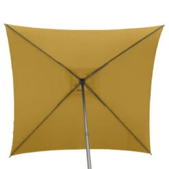 Parasol Droit Carré 2,5x2,5m Soya Jaune Moutarde Hespéride -NAHAN Jardin Magasin parasol droit carre 25x25m soya jaune moutarde hesperide 3