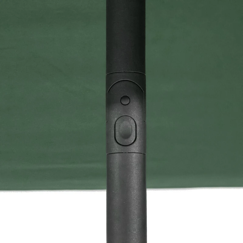 Parasol Droit Carré 2,5x2,5m Soya Vert Olive Hespéride 5 Parasol Droit Carré 2,5x2,5m Soya Vert Olive Hespéride – Image 5