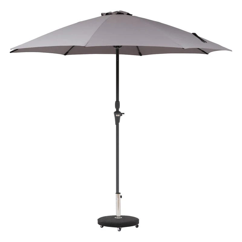 Parasol Droit Rond 2,7m Sisko Ardoise Hespéride 2 Parasol Droit Rond 2,7m Sisko Ardoise Hespéride – Image 2