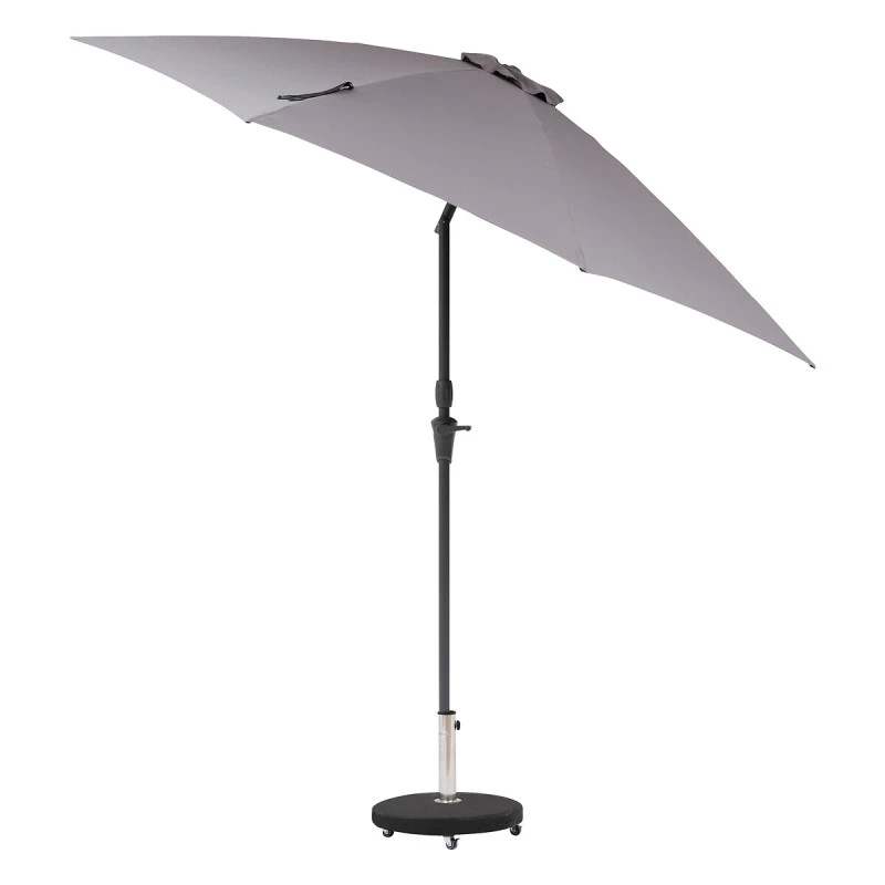 Parasol Droit Rond 2,7m Sisko Ardoise Hespéride 3 Parasol Droit Rond 2,7m Sisko Ardoise Hespéride – Image 3