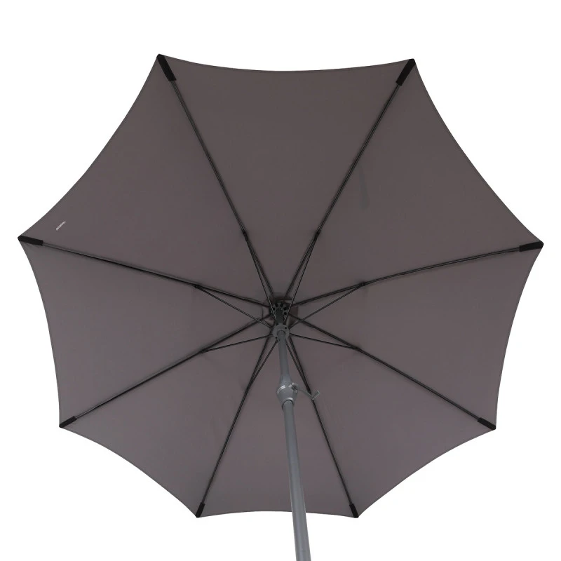 Parasol Droit Rond 2,7m Sisko Ardoise Hespéride 5 Parasol Droit Rond 2,7m Sisko Ardoise Hespéride – Image 5