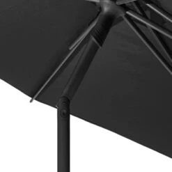 Parasol Droit Rond 2,7m Soya Ardoise Hespéride -NAHAN Jardin Magasin parasol droit rond 27m soya ardoise hesperide 1 2