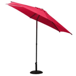 Parasol Droit Rond 2,7m Soya Grenade Hespéride -NAHAN Jardin Magasin parasol droit rond 27m soya grenade hesperide 2