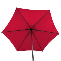 Parasol Droit Rond 2,7m Soya Grenade Hespéride -NAHAN Jardin Magasin parasol droit rond 27m soya grenade hesperide 4