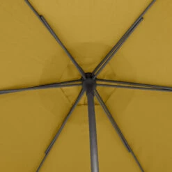 Parasol Droit Rond 2,7m Soya Jaune Moutarde Hespéride -NAHAN Jardin Magasin parasol droit rond 27m soya jaune moutarde hesperide 3
