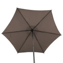 Parasol Droit Rond 2,7m Soya Taupe Hespéride 11 Parasol Droit Rond 2,7m Soya Taupe Hespéride -NAHAN Jardin Magasin parasol droit rond 27m soya taupe hesperide 4