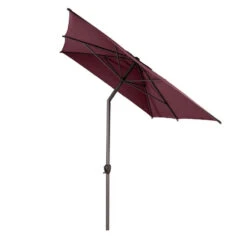 Parasol Mat Central 2x3 M Loompa Bordeaux Hespéride 10 Parasol Mat Central 2x3 M Loompa Bordeaux Hespéride -NAHAN Jardin Magasin parasol mat central 2x3 m loompa bordeaux hesperide 2