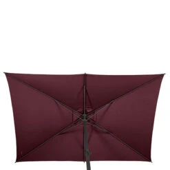 Parasol Mat Central 2x3 M Loompa Bordeaux Hespéride 12 Parasol Mat Central 2x3 M Loompa Bordeaux Hespéride -NAHAN Jardin Magasin parasol mat central 2x3 m loompa bordeaux hesperide 4