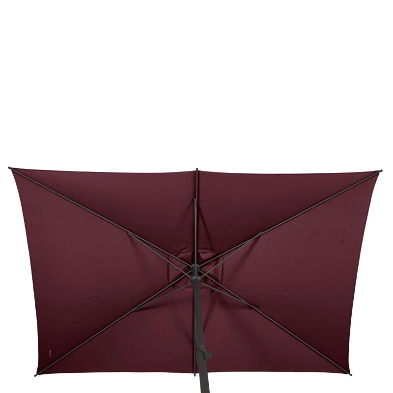 Parasol Mat Central 2x3 M Loompa Bordeaux Hespéride 5 Parasol Mat Central 2x3 M Loompa Bordeaux Hespéride – Image 5
