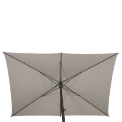 Parasol Mat Central 2x3 M Loompa Taupe Hespéride -NAHAN Jardin Magasin parasol mat central 2x3 m loompa taupe hesperide 4