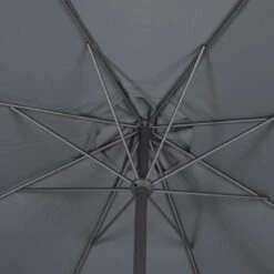 Parasol Mat Central Rond 3m Loompa Ardoise Hespéride 11 Parasol Mat Central Rond 3m Loompa Ardoise Hespéride -NAHAN Jardin Magasin parasol mat central rond 3 loompa ardoise hesperide 4