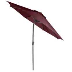 Parasol Mat Central Rond 3m Loompa Bordeaux Hespéride 9 Parasol Mat Central Rond 3m Loompa Bordeaux Hespéride -NAHAN Jardin Magasin parasol mat central rond 3m loompa bordeaux hesperide 2