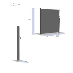 Paravent écran Antao Graphite Hespéride 13 Paravent écran Antao Graphite Hespéride -NAHAN Jardin Magasin paravent ecran antao graphite hesperide 1 6
