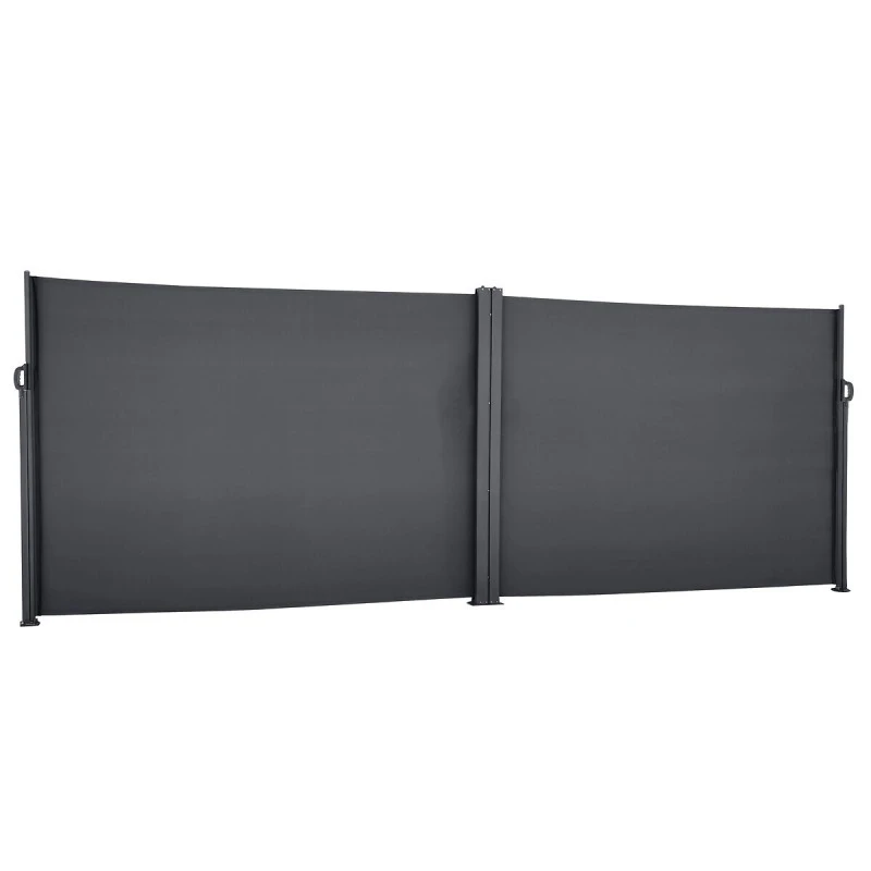 Paravent écran Double Antao Graphite Hespéride 2 Paravent écran Double Antao Graphite Hespéride – Image 2