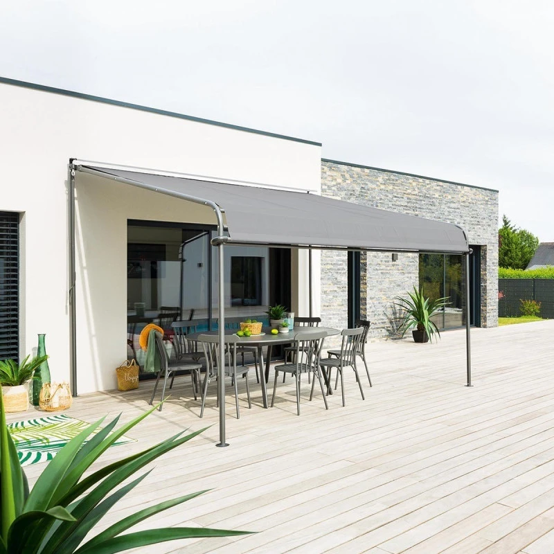 Pergola Store Madère Ardoise Hespéride 1 Pergola Store Madère Ardoise Hespéride